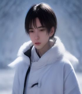 菅野松雪个人写真，低饱和黑白调，演员身着简洁服装，神情沉静内敛，展现其独特的知性气质