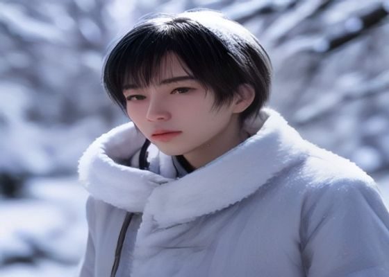 菅野松雪时尚杂志封面风格照，简洁利落的都市穿搭，低饱和色调，背景为现代建筑，展现其知性优雅的个人风格