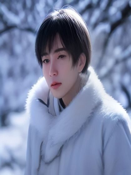 菅野松雪荧幕形象特写，低饱和电影质感，演员以沉静眼神直视镜头，背景为日式室内场景，光线柔和克制